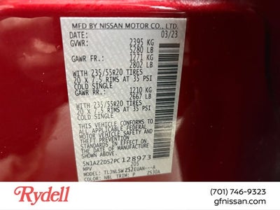 2023 Nissan Murano Platinum