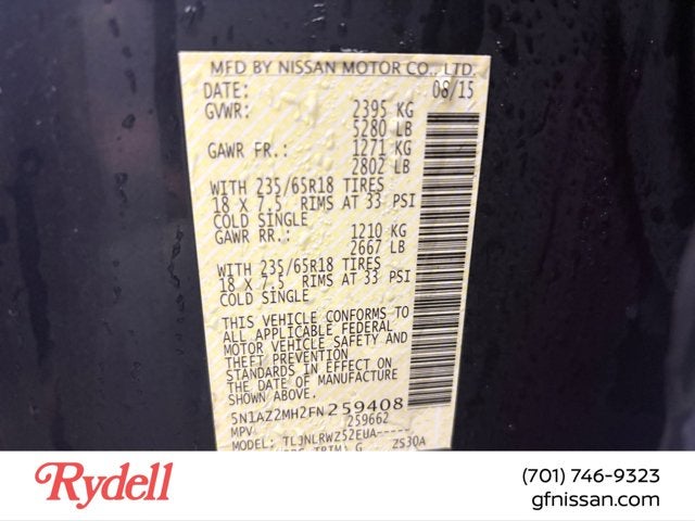 2015 Nissan Murano SL