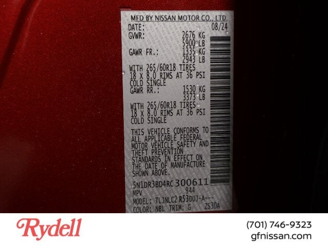 2024 Nissan Pathfinder Rock Creek