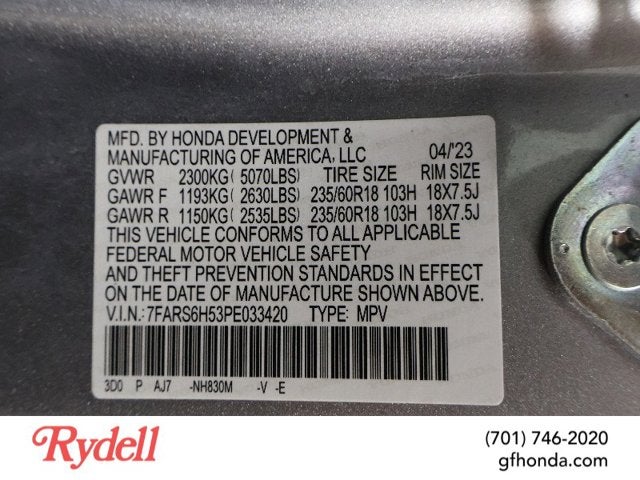 2023 Honda CR-V Hybrid Sport