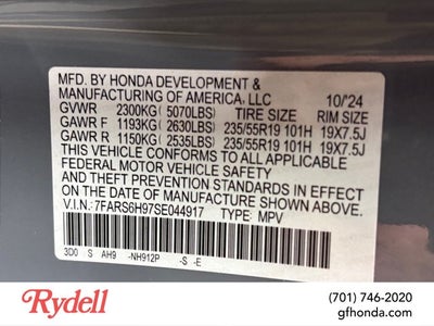 2025 Honda CR-V Hybrid Sport Touring