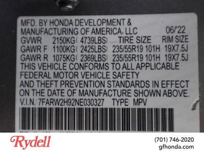 2022 Honda CR-V Touring