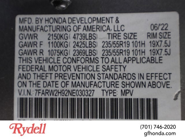 2022 Honda CR-V Touring