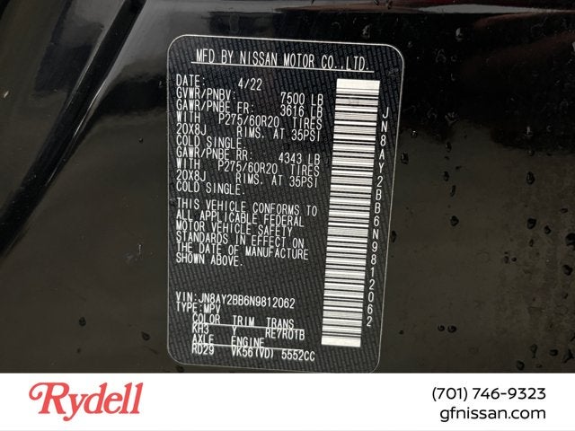 2022 Nissan Armada SL