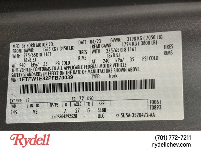 2023 Ford F-150 XLT