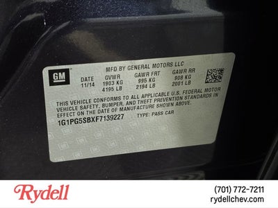 2015 Chevrolet Cruze LT