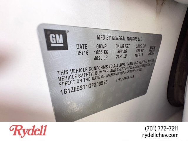 2016 Chevrolet Malibu LT