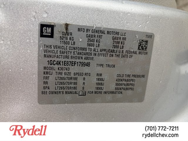 2014 Chevrolet Silverado 3500HD SRW LTZ