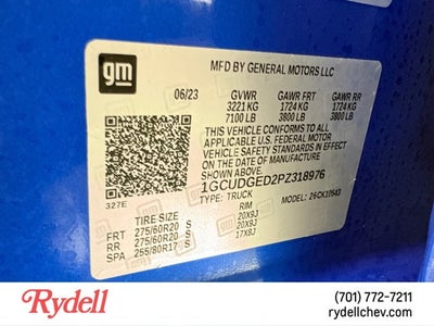 2023 Chevrolet Silverado 1500 LTZ