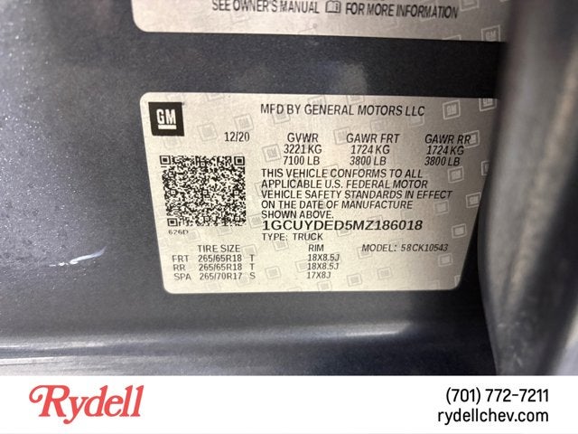 2021 Chevrolet Silverado 1500 LT