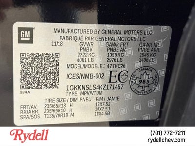 2019 GMC Acadia SLE