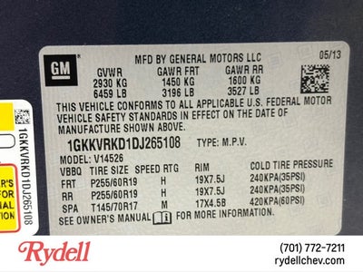 2013 GMC Acadia SLT