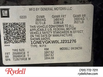 2020 Chevrolet Traverse LT Cloth