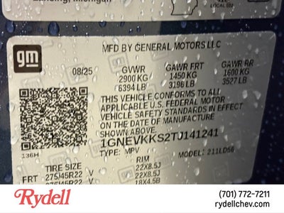 2026 Chevrolet Traverse AWD High Country