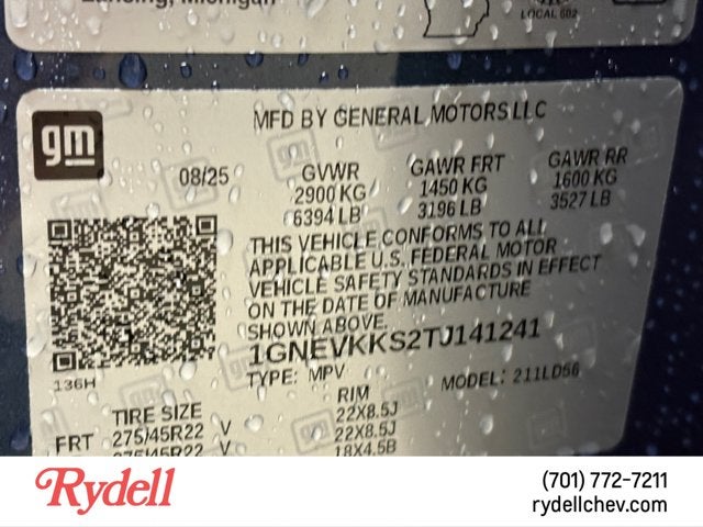 2026 Chevrolet Traverse AWD High Country