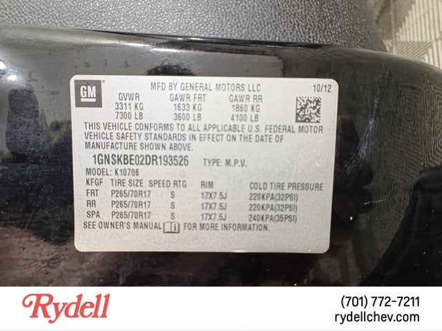 2013 Chevrolet Tahoe LT