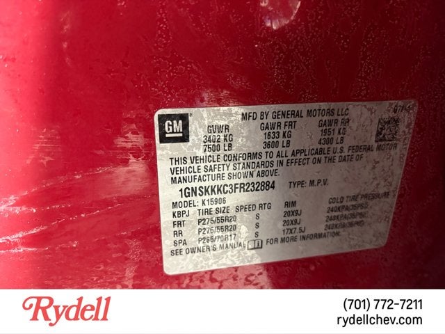 2015 Chevrolet Suburban LTZ