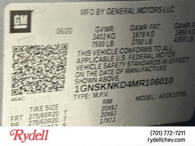 2021 Chevrolet Tahoe LT