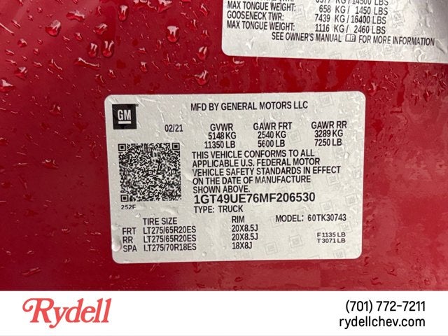 2021 GMC Sierra 3500HD SLT