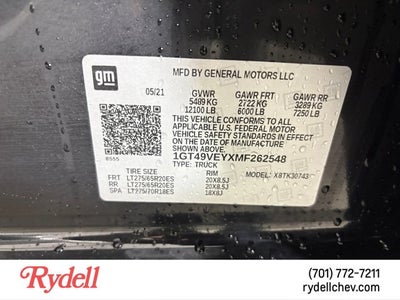 2021 GMC Sierra 3500HD AT4