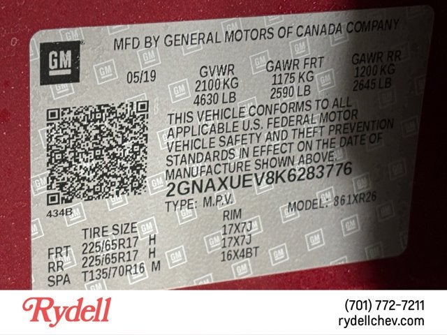 2019 Chevrolet Equinox LT