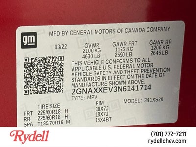 2022 Chevrolet Equinox Premier