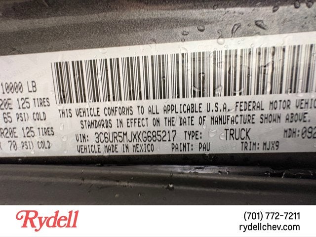 2019 RAM 2500 Big Horn