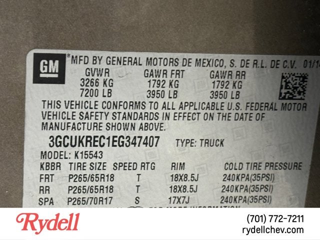 2014 Chevrolet Silverado 1500 LT