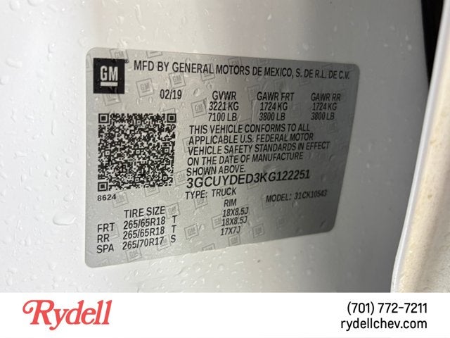 2019 Chevrolet Silverado 1500 LT