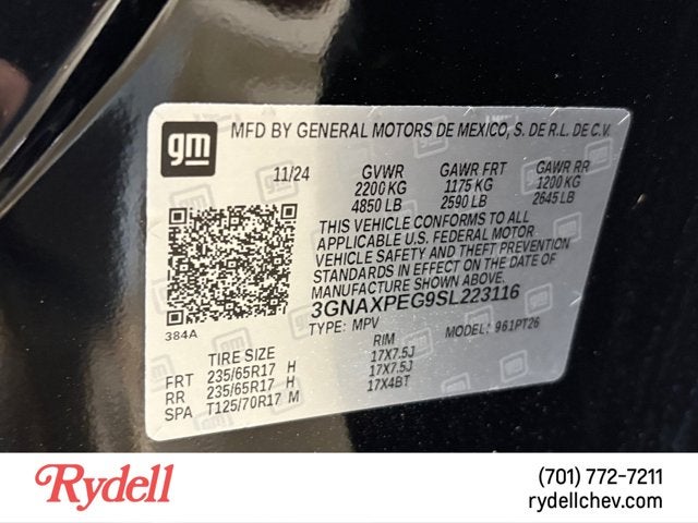 2025 Chevrolet Equinox AWD LT