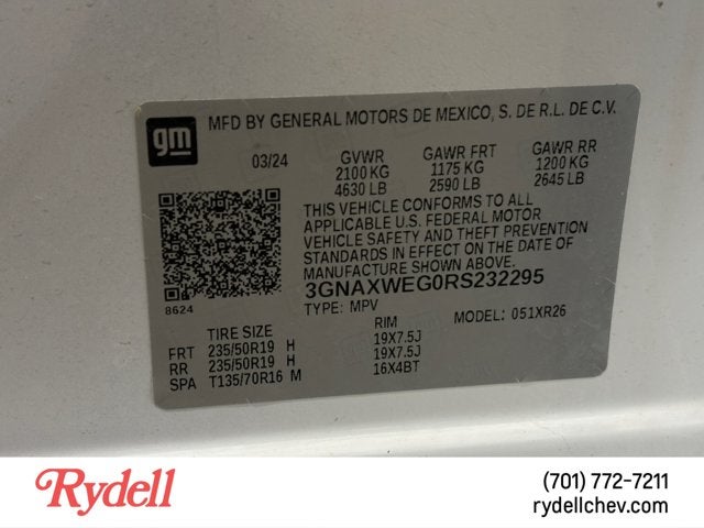 2024 Chevrolet Equinox RS
