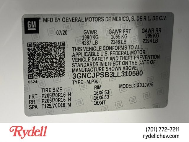 2020 Chevrolet Trax LT