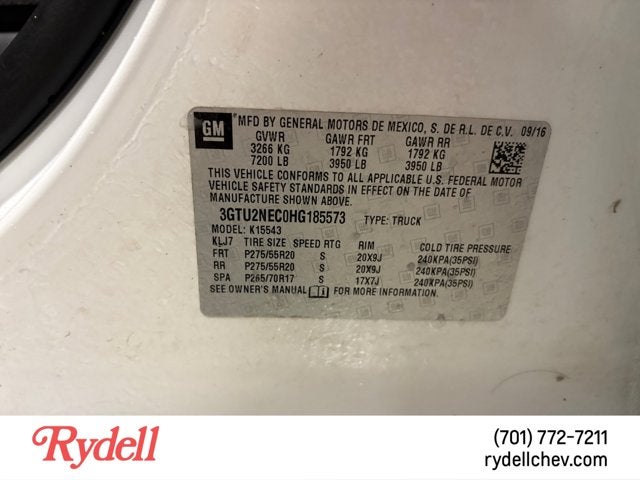 2017 GMC Sierra 1500 SLT