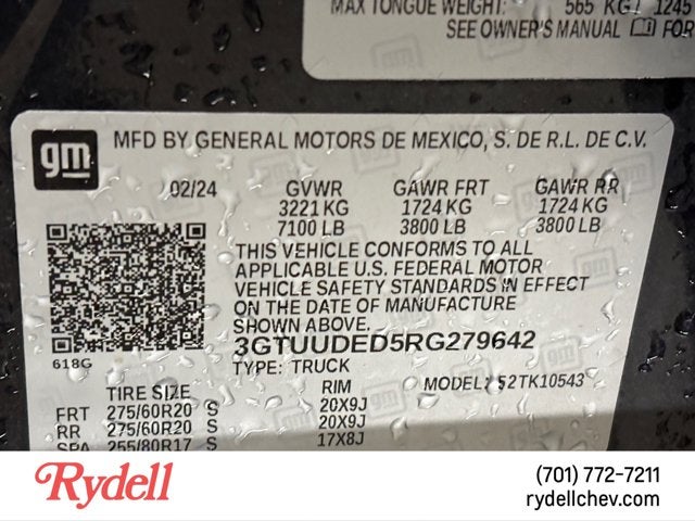 2024 GMC Sierra 1500 SLT
