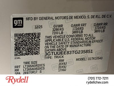 2026 GMC Sierra 1500 AT4