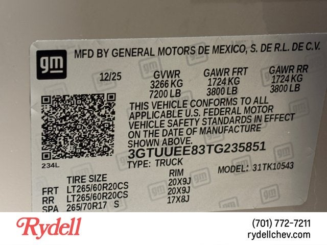 2026 GMC Sierra 1500 AT4