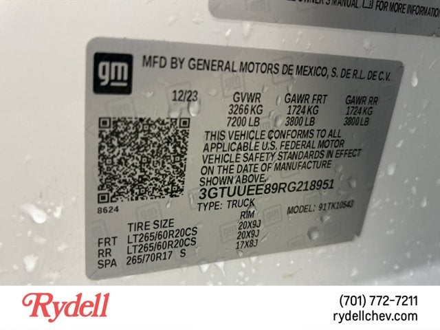 2024 GMC Sierra 1500 AT4