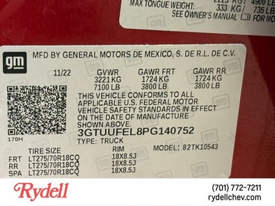 2023 GMC Sierra 1500 AT4X