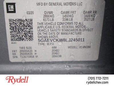 2020 Buick Enclave Avenir