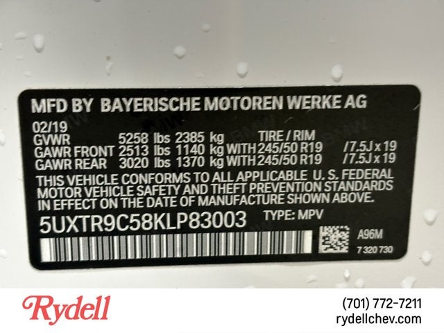 2019 BMW X3 xDrive30i
