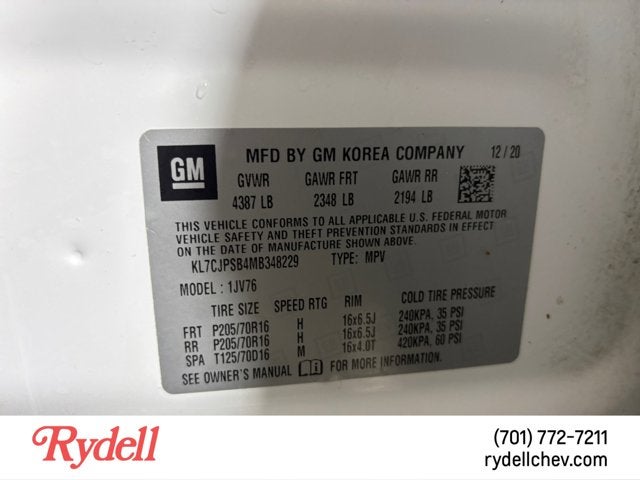 2021 Chevrolet Trax LT